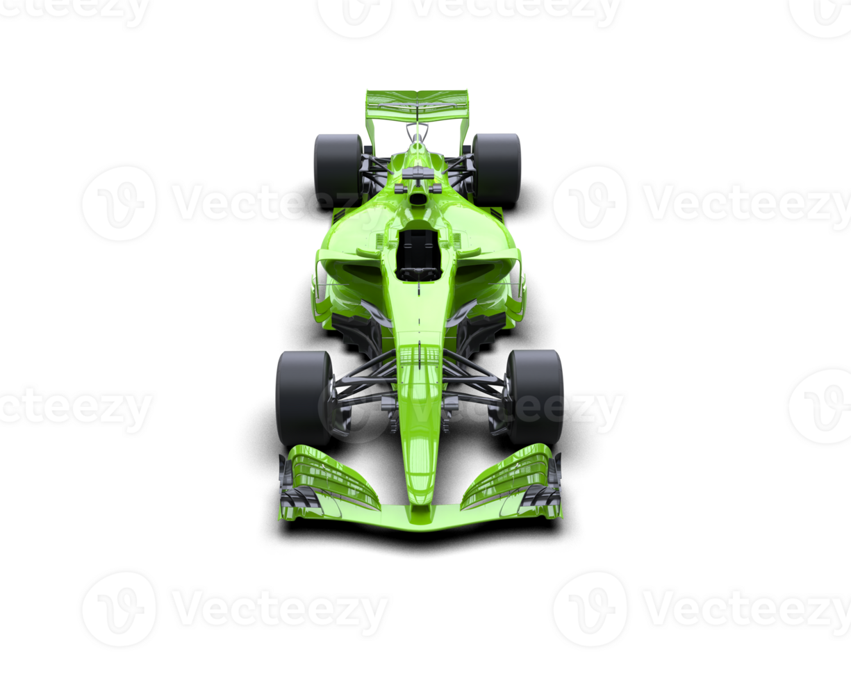 Realistic race car isolated on background. 3d rendering - illustration png