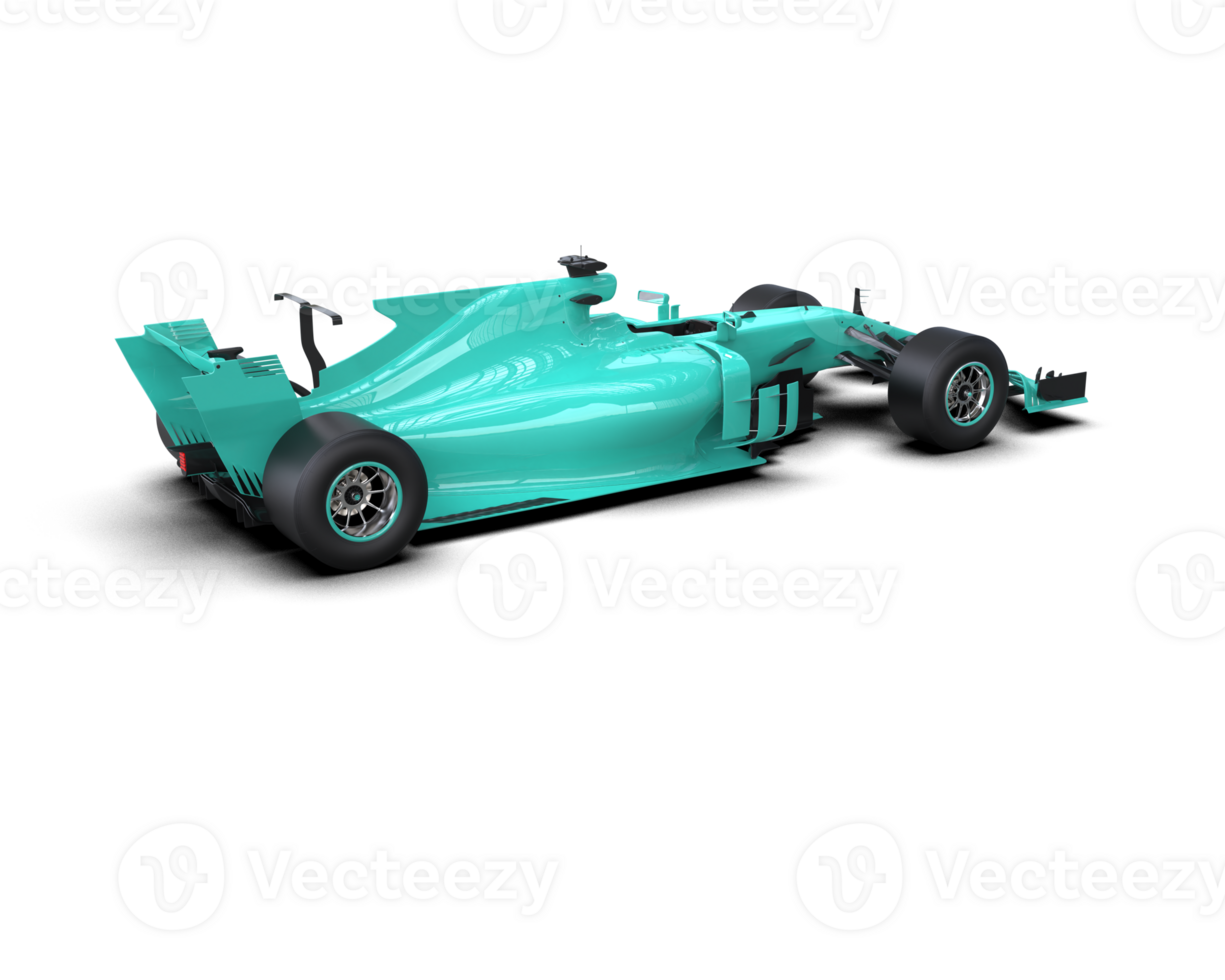 Realistic race car isolated on background. 3d rendering - illustration png