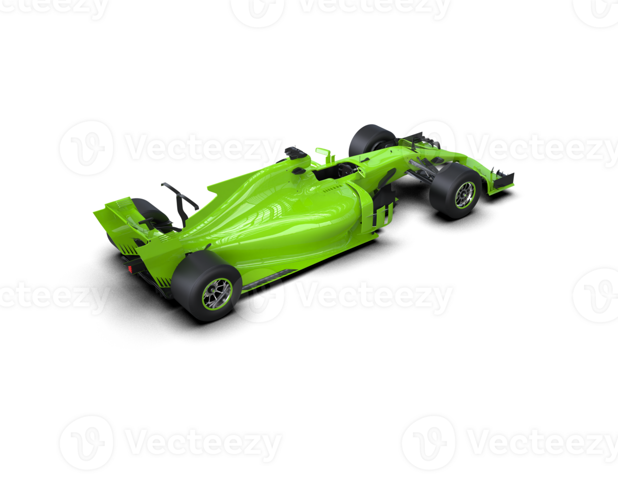 Realistic race car isolated on background. 3d rendering - illustration png
