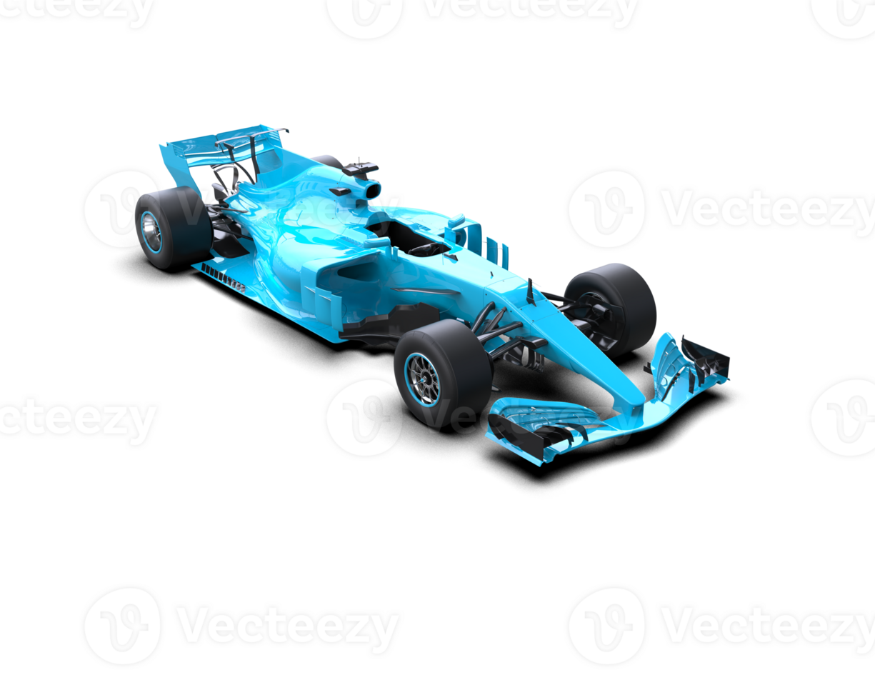 Realistic race car isolated on background. 3d rendering - illustration png