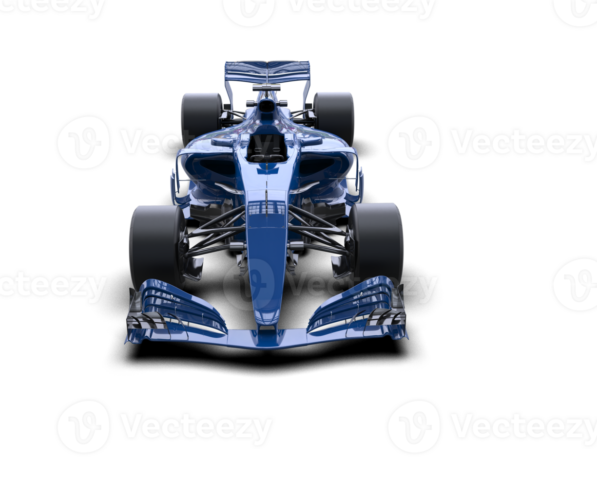 Realistic race car isolated on background. 3d rendering - illustration png