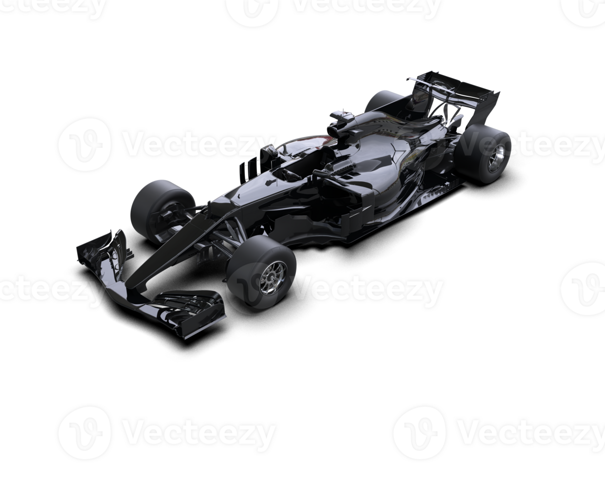 Realistic race car isolated on background. 3d rendering - illustration png