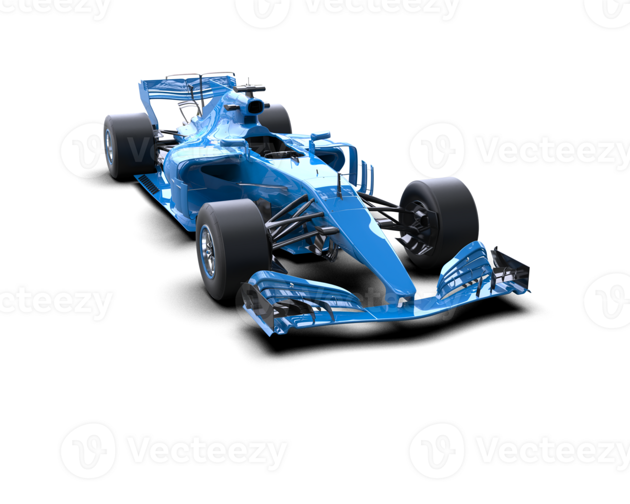 Realistic race car isolated on background. 3d rendering - illustration png