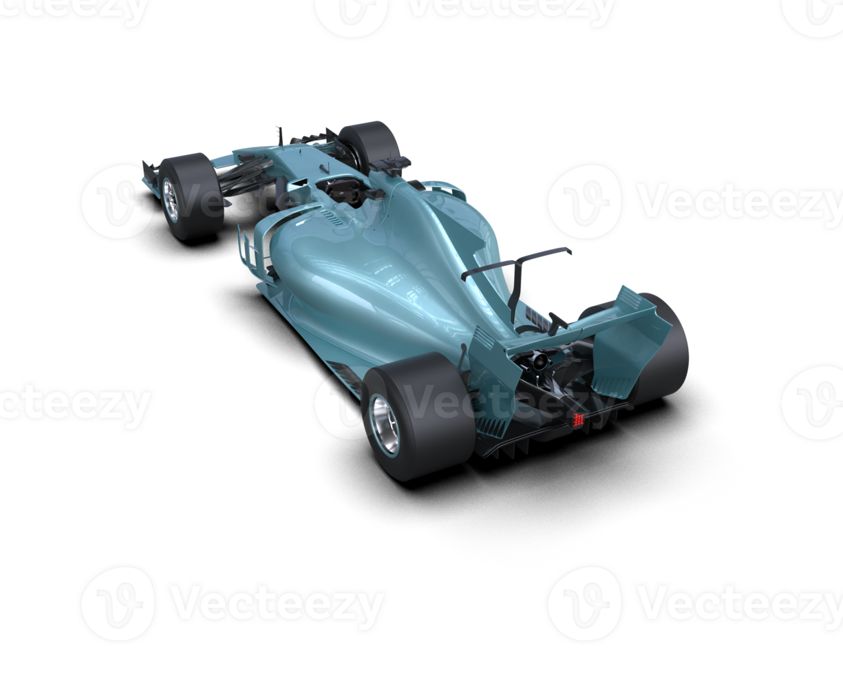 Realistic race car isolated on background. 3d rendering - illustration png