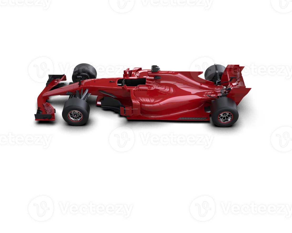 Realistic race car isolated on background. 3d rendering - illustration png