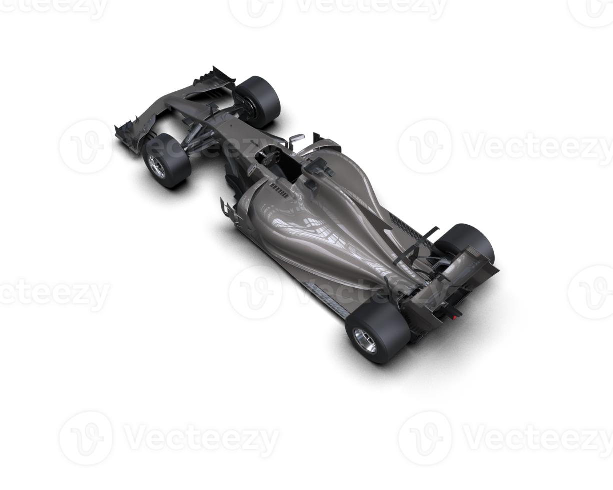 Realistic race car isolated on background. 3d rendering - illustration png