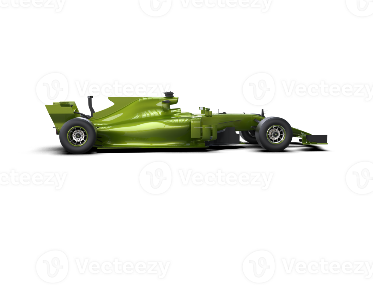 Realistic race car isolated on background. 3d rendering - illustration png
