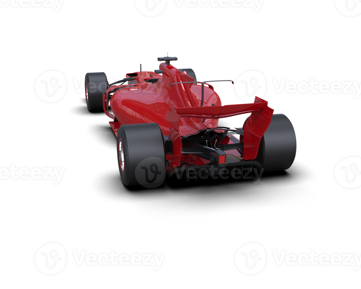 Realistic race car isolated on background. 3d rendering - illustration png
