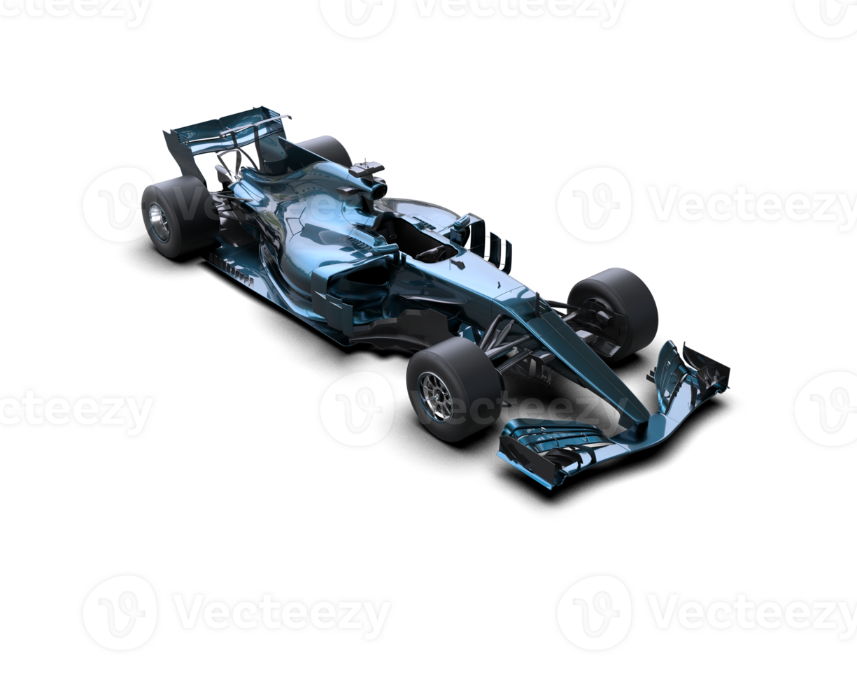 Realistic race car isolated on background. 3d rendering - illustration png