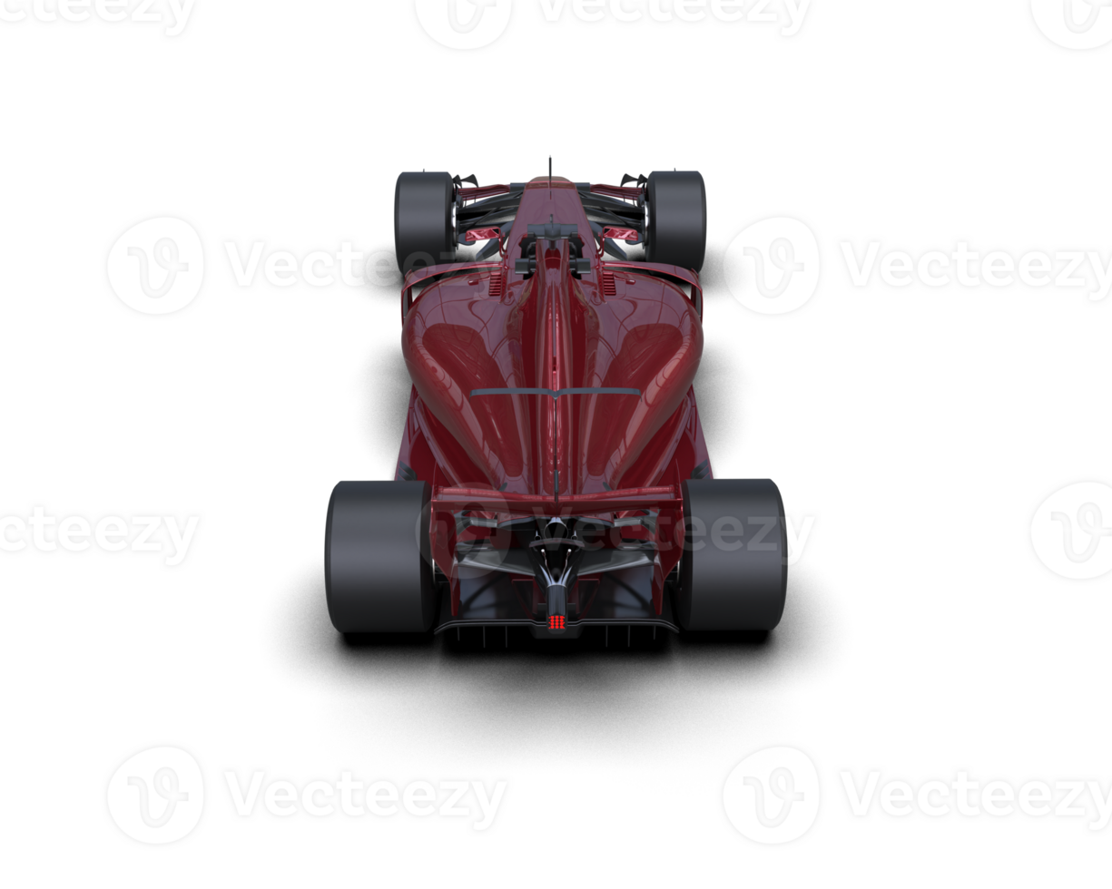 Realistic race car isolated on background. 3d rendering - illustration png