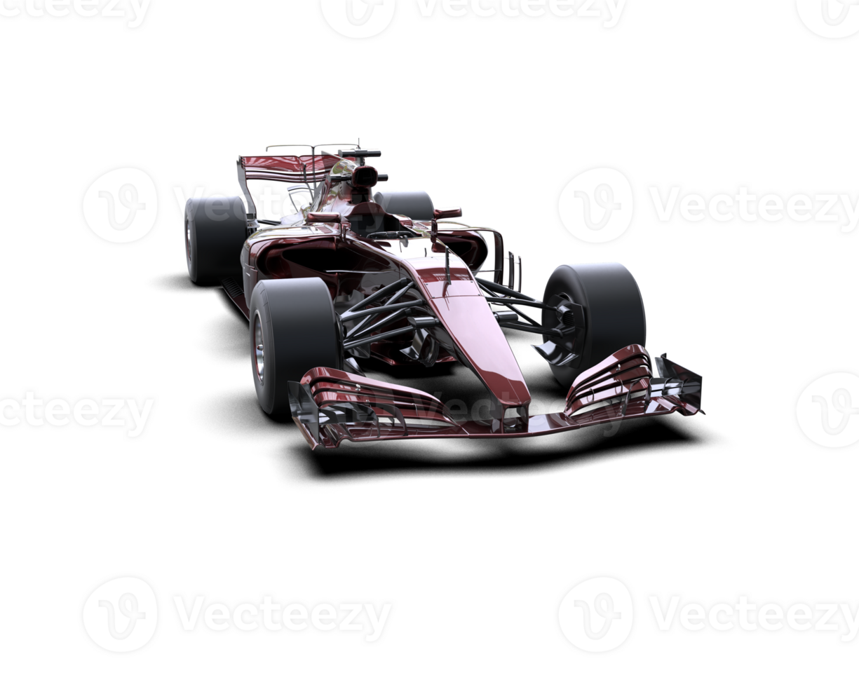 Realistic race car isolated on background. 3d rendering - illustration png