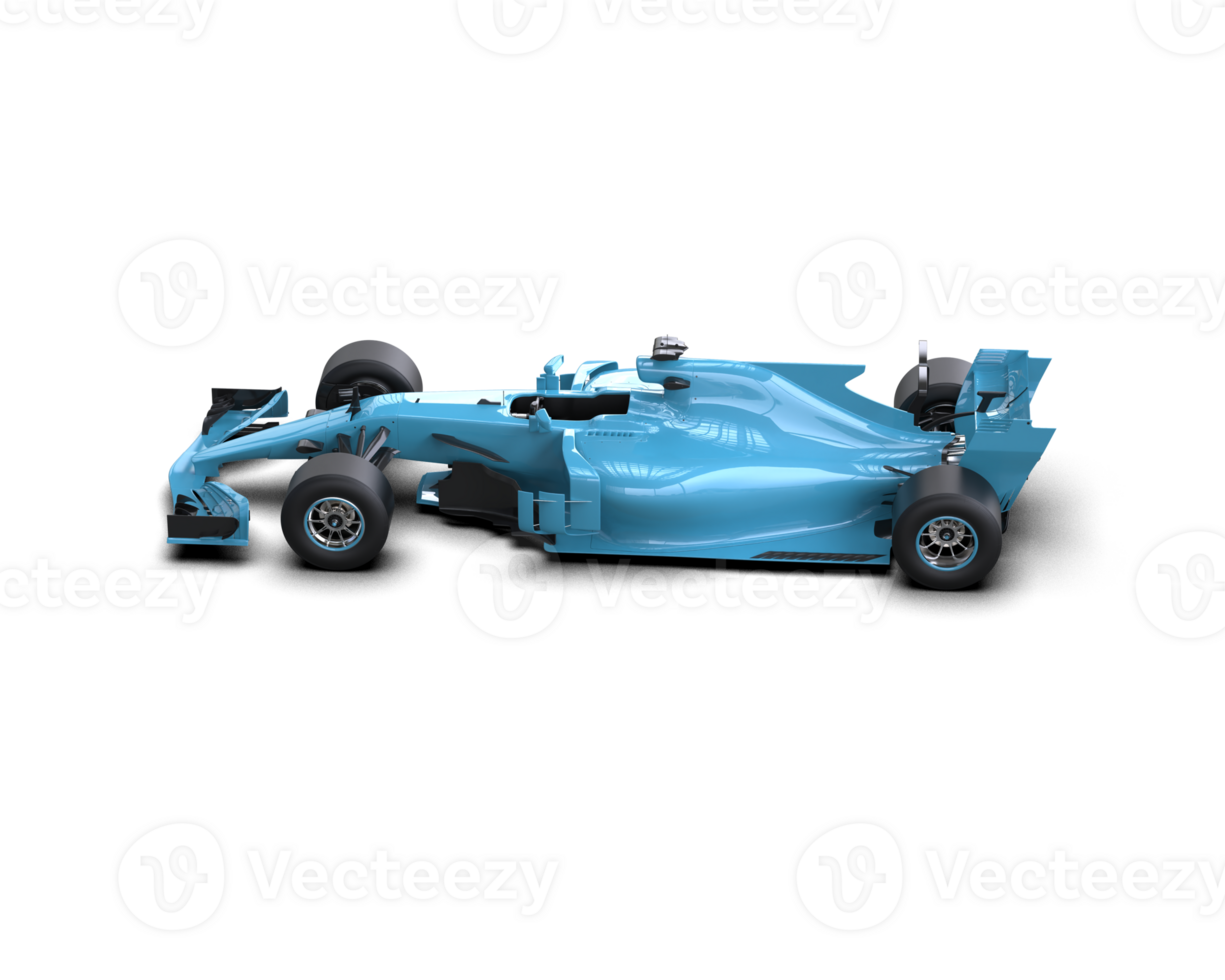 Realistic race car isolated on background. 3d rendering - illustration png