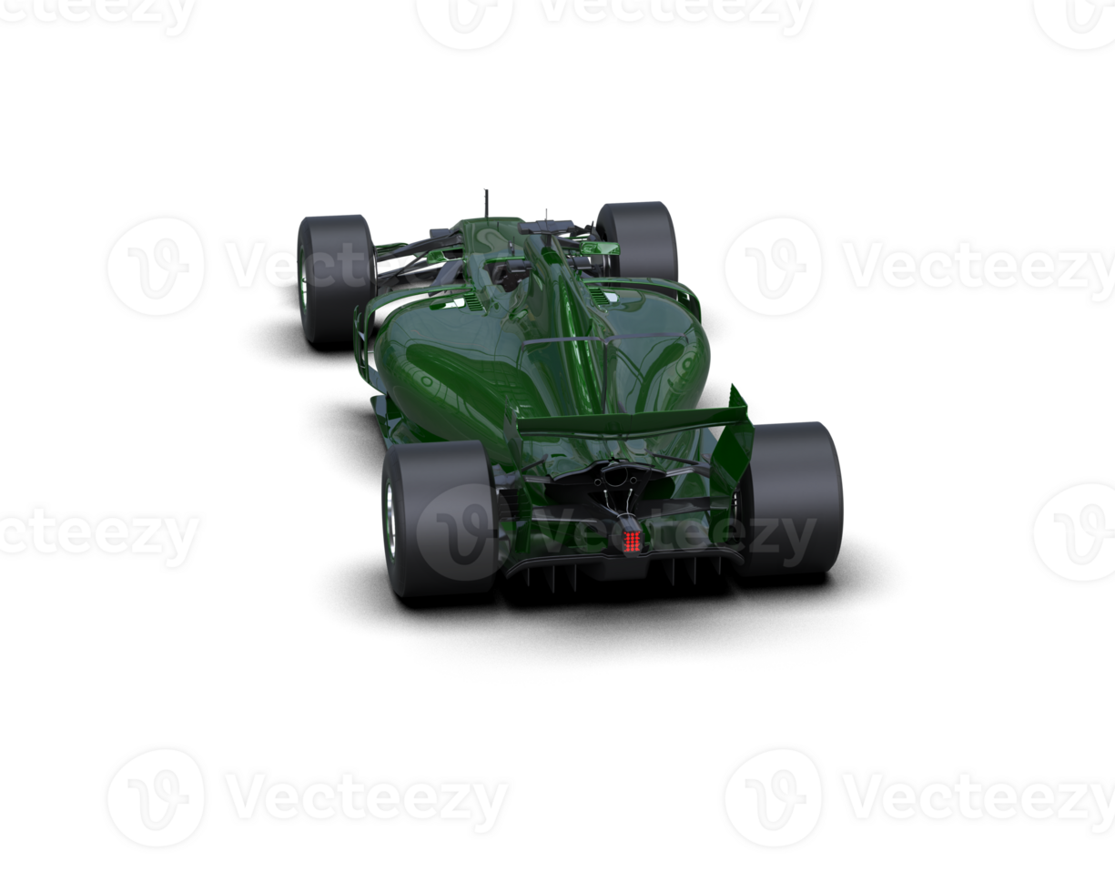 Realistic race car isolated on background. 3d rendering - illustration png