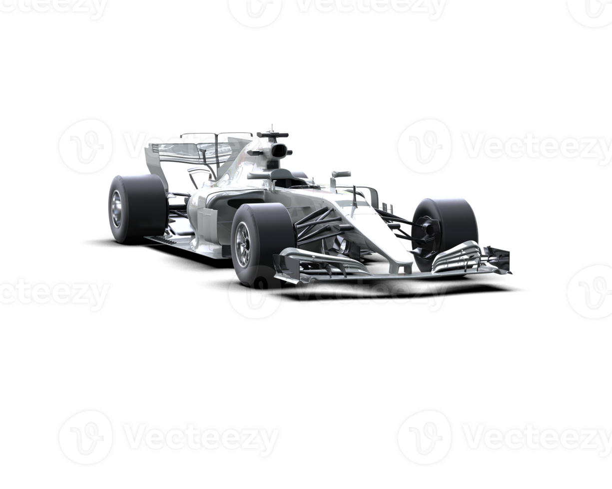 Realistic race car isolated on background. 3d rendering - illustration png
