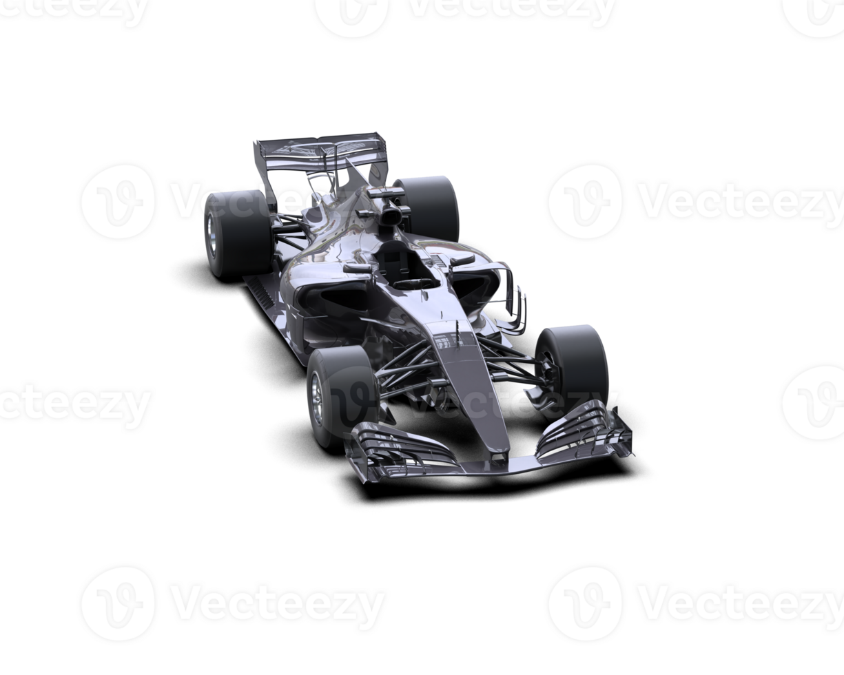 Realistic race car isolated on background. 3d rendering - illustration png