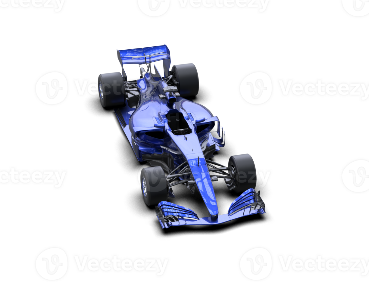 Realistic race car isolated on background. 3d rendering - illustration png
