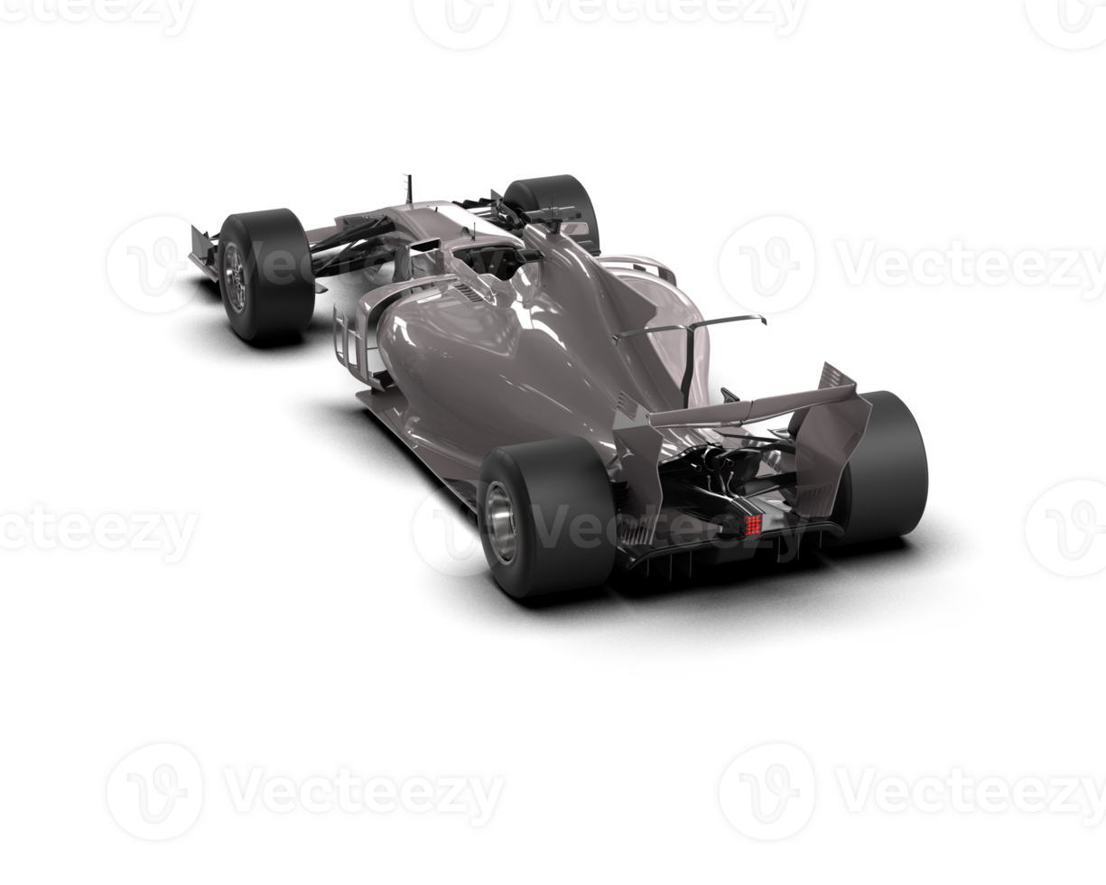 Realistic race car isolated on background. 3d rendering - illustration png