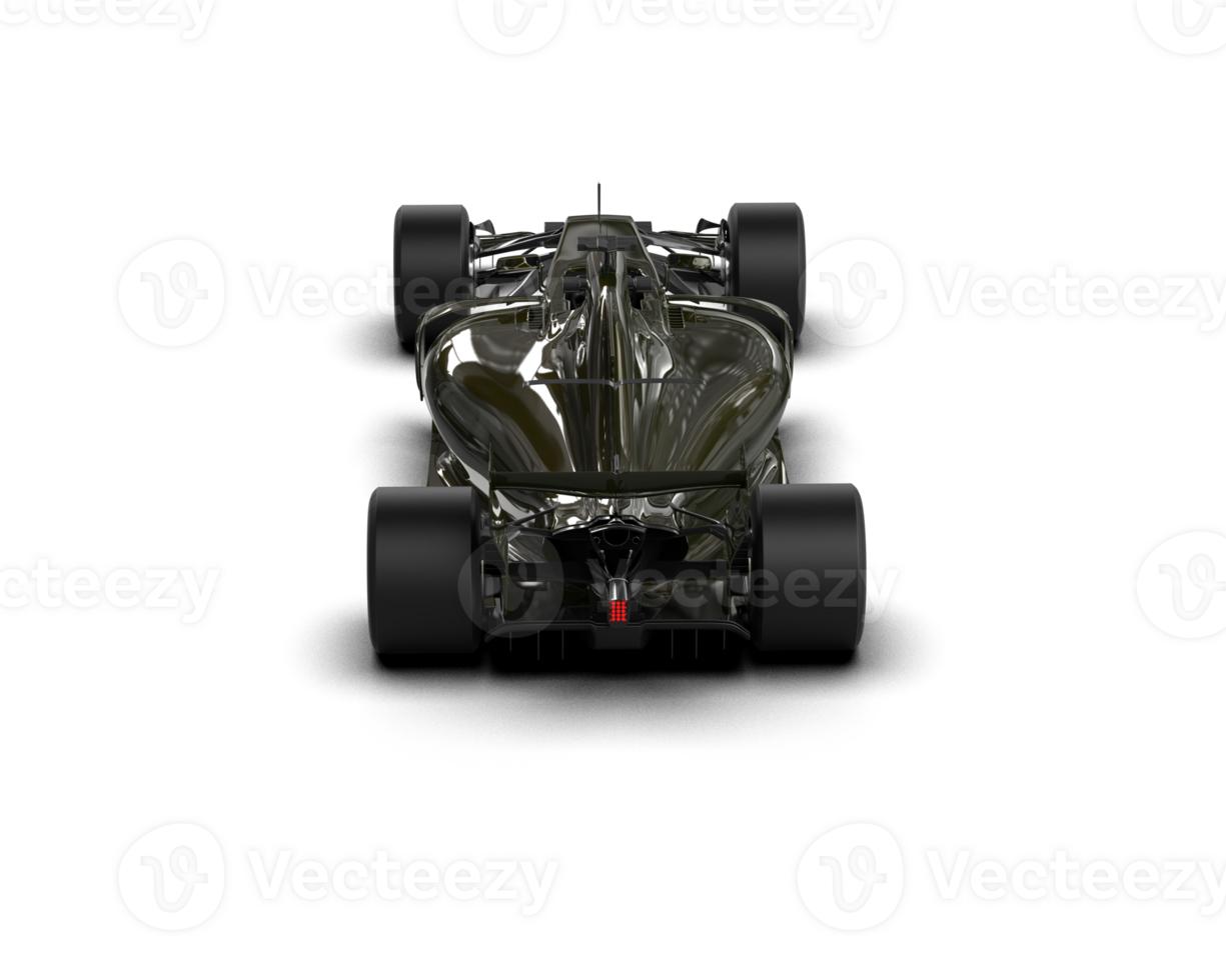 Realistic race car isolated on background. 3d rendering - illustration png