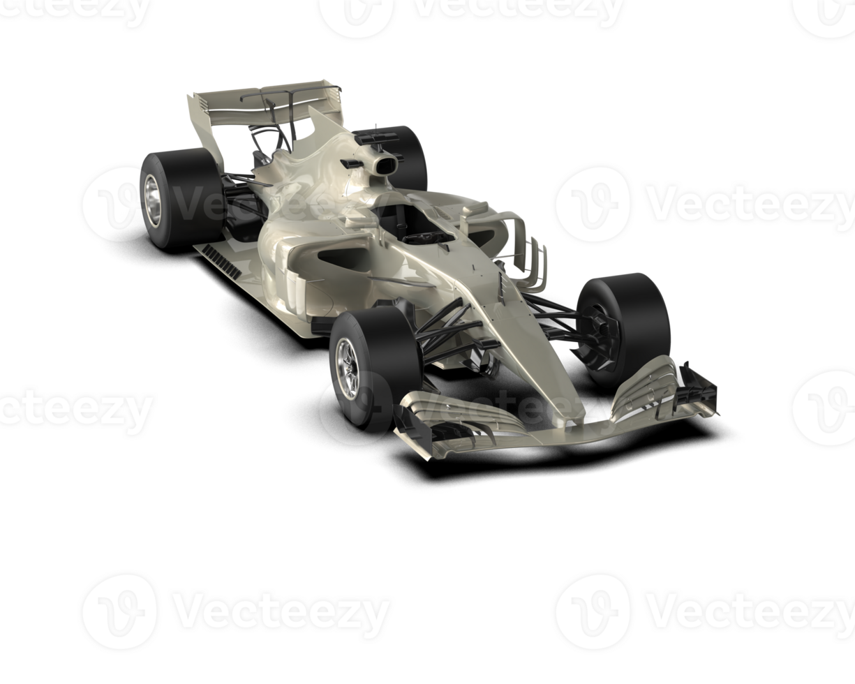 Realistic race car isolated on background. 3d rendering - illustration png