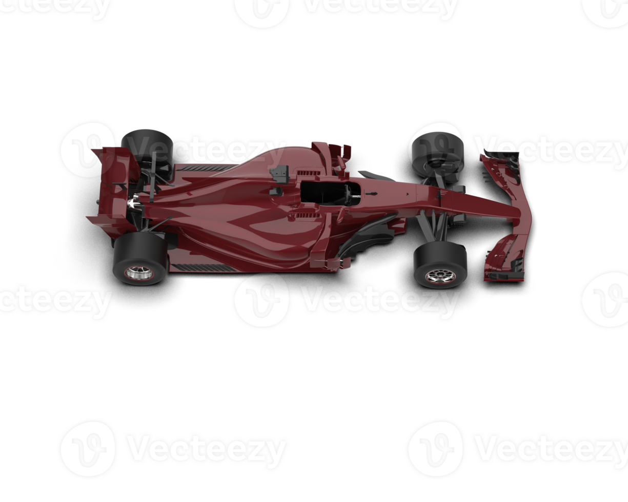 Realistic race car isolated on background. 3d rendering - illustration png
