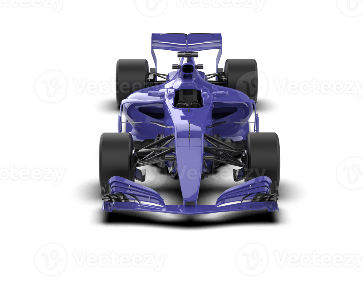 Realistic race car isolated on background. 3d rendering - illustration png