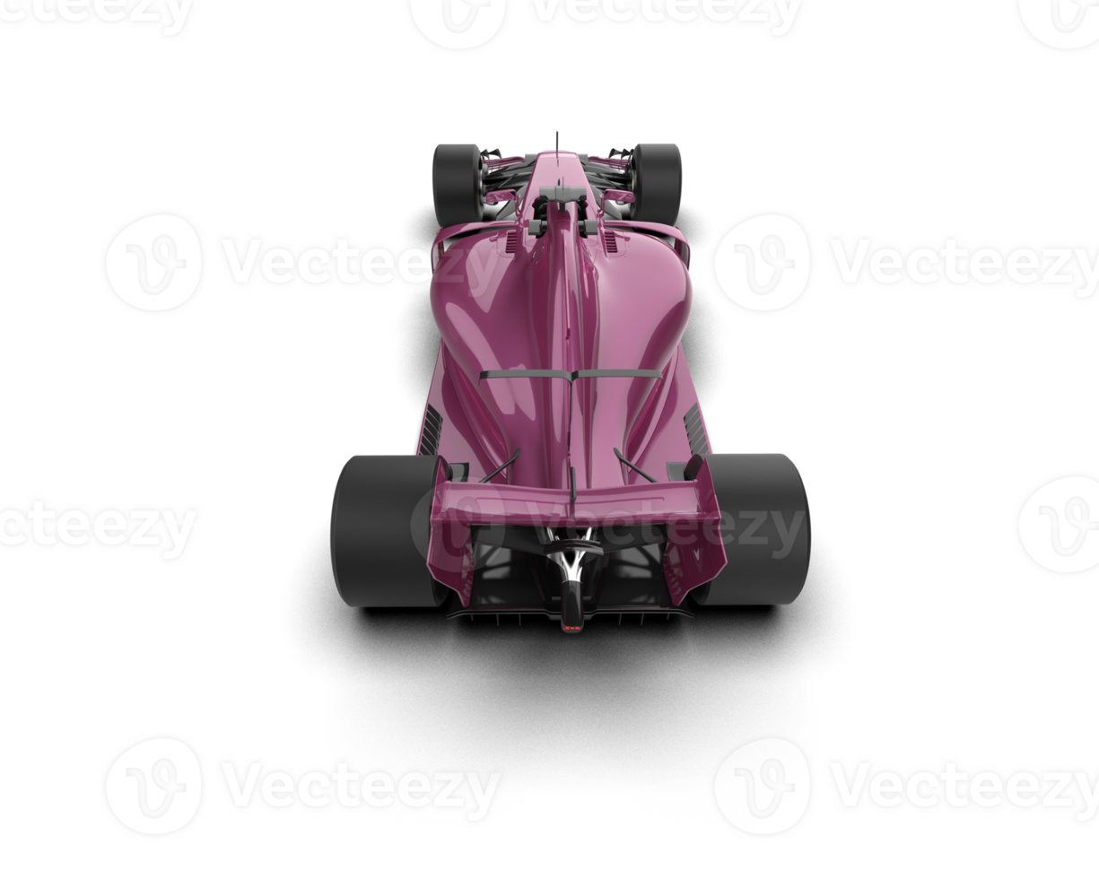 Realistic race car isolated on background. 3d rendering - illustration png