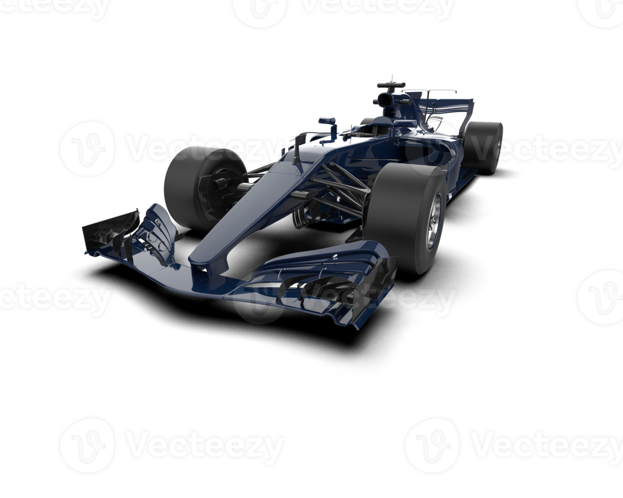 Realistic race car isolated on background. 3d rendering - illustration png