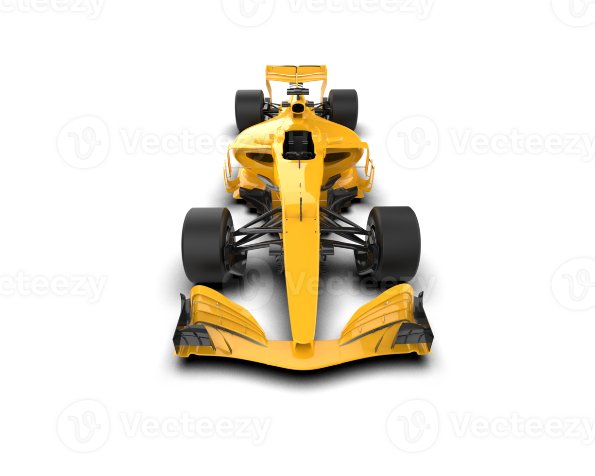Realistic race car isolated on background. 3d rendering - illustration png