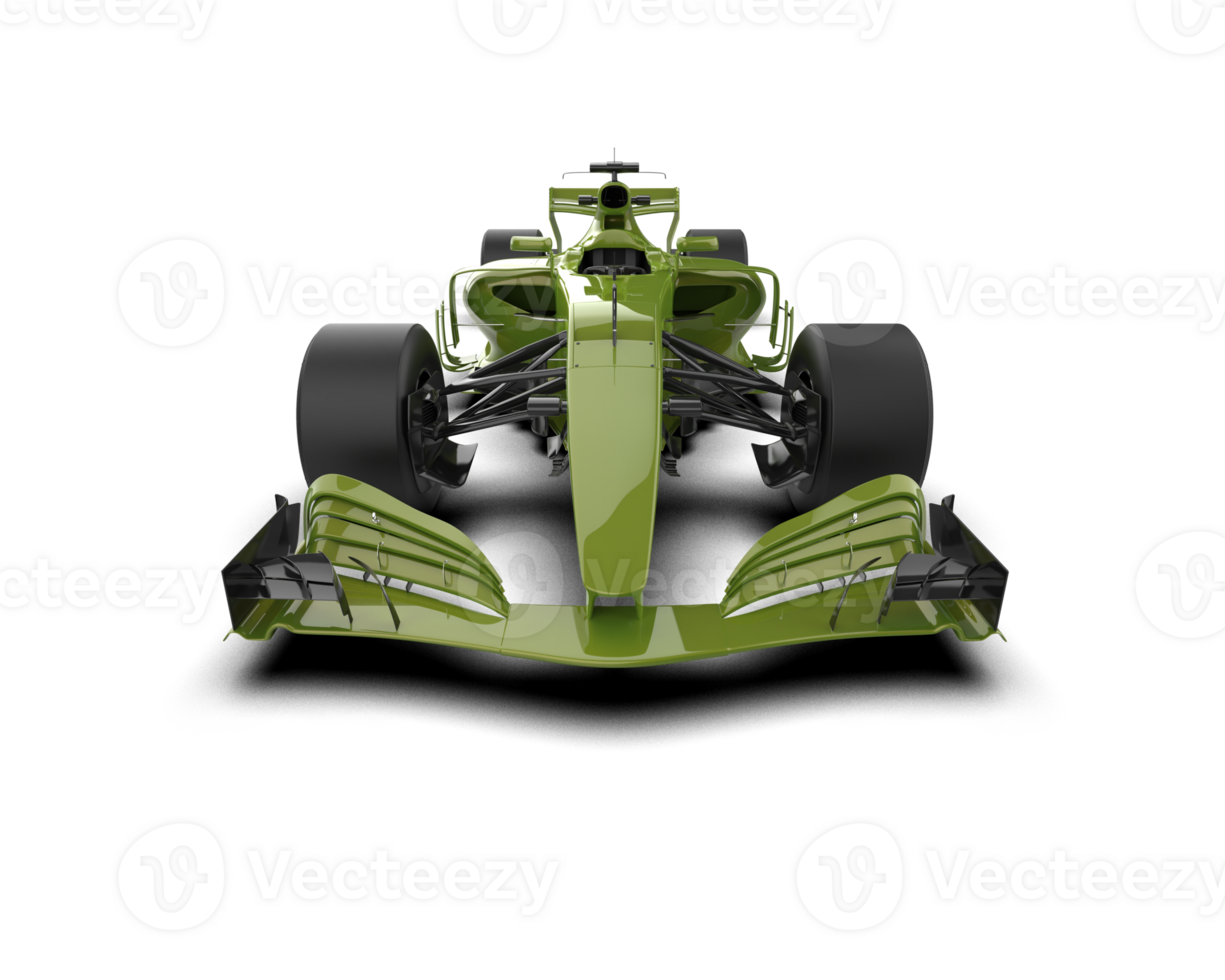 Realistic race car isolated on background. 3d rendering - illustration png