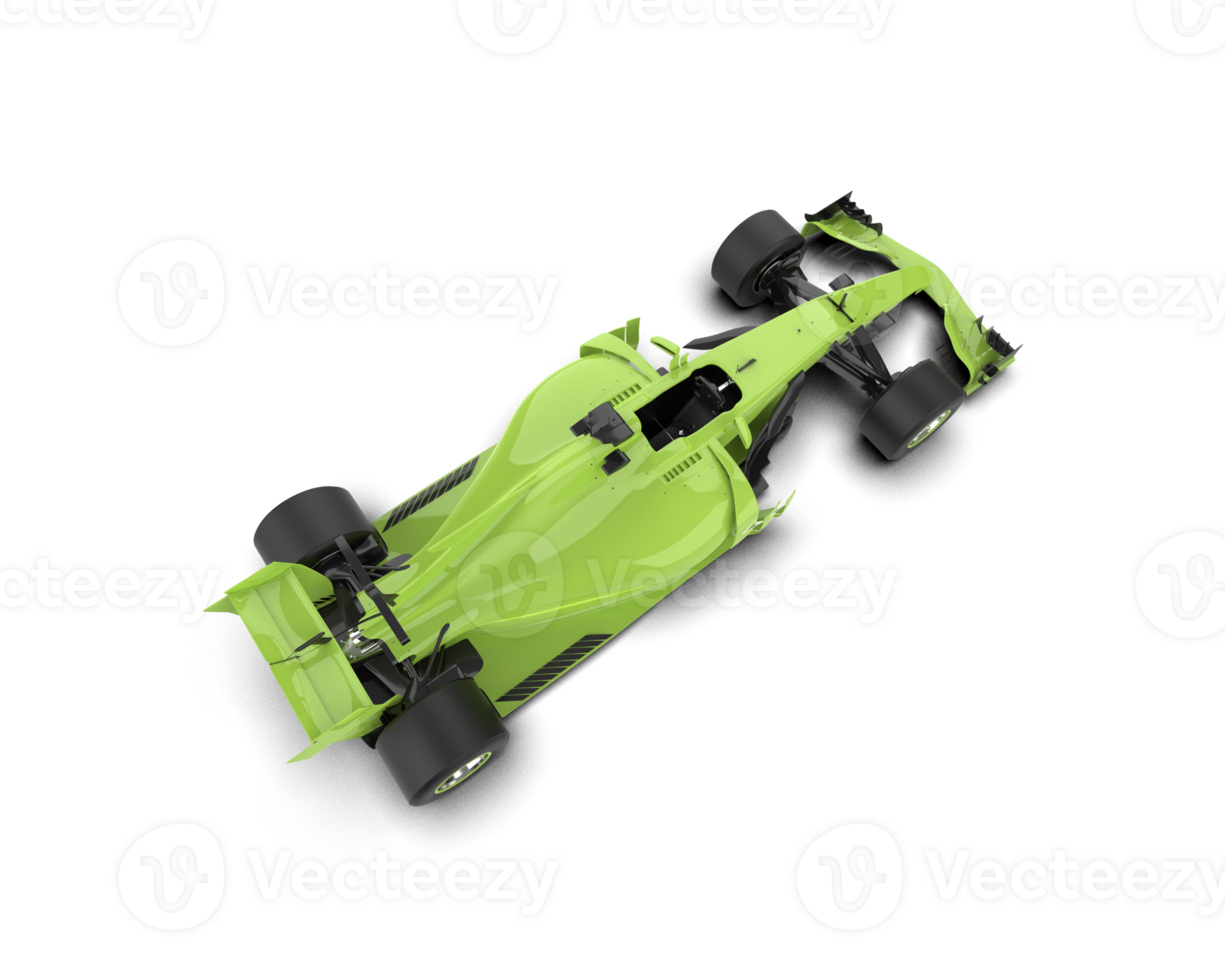 Realistic race car isolated on background. 3d rendering - illustration png
