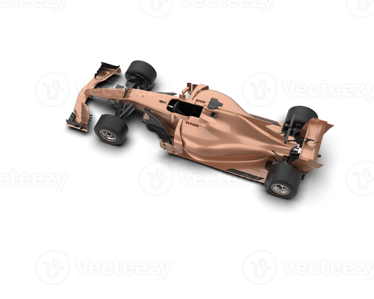 Realistic race car isolated on background. 3d rendering - illustration png