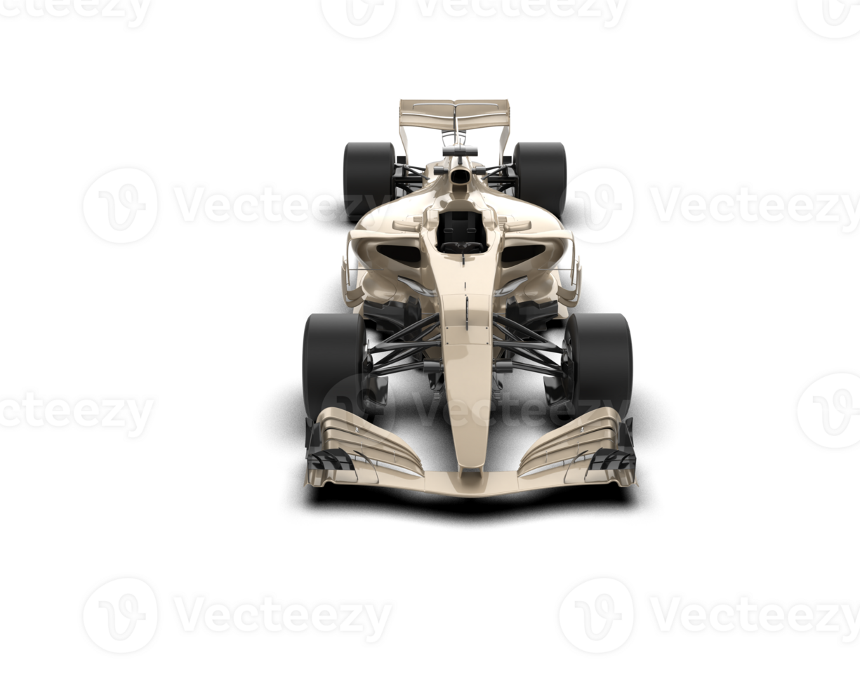 Realistic race car isolated on background. 3d rendering - illustration png