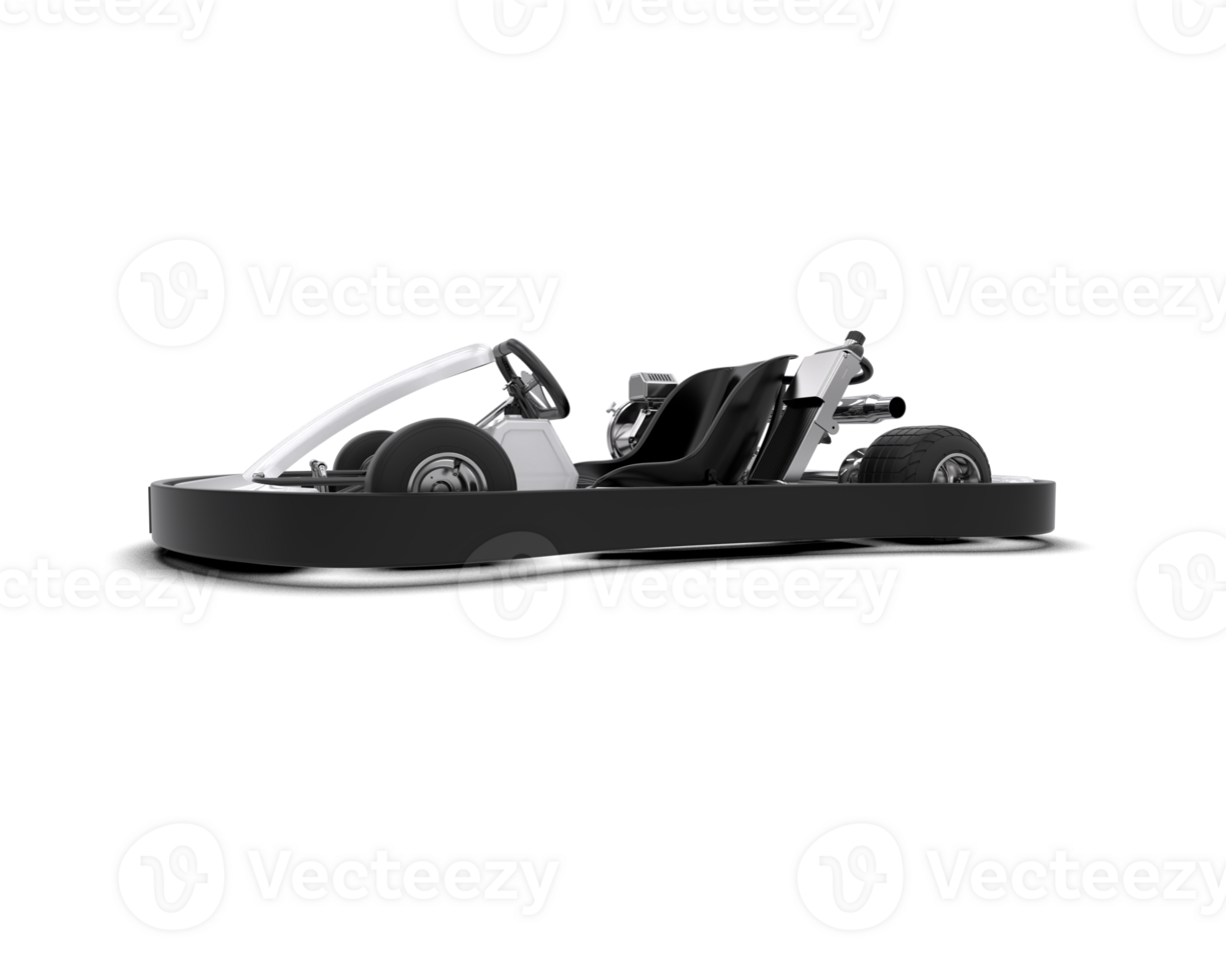 Realistic race car isolated on background. 3d rendering - illustration png
