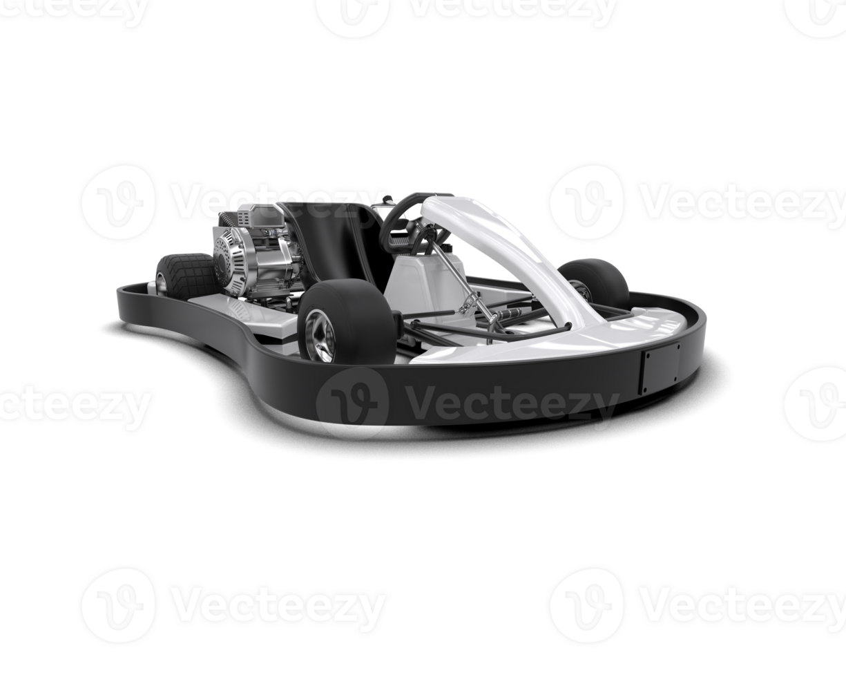 Realistic race car isolated on background. 3d rendering - illustration png