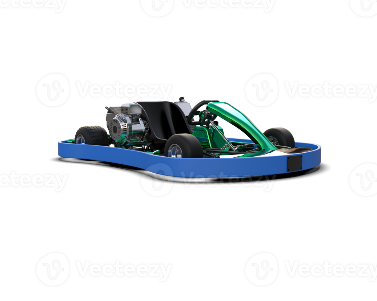 Realistic race car isolated on background. 3d rendering - illustration png
