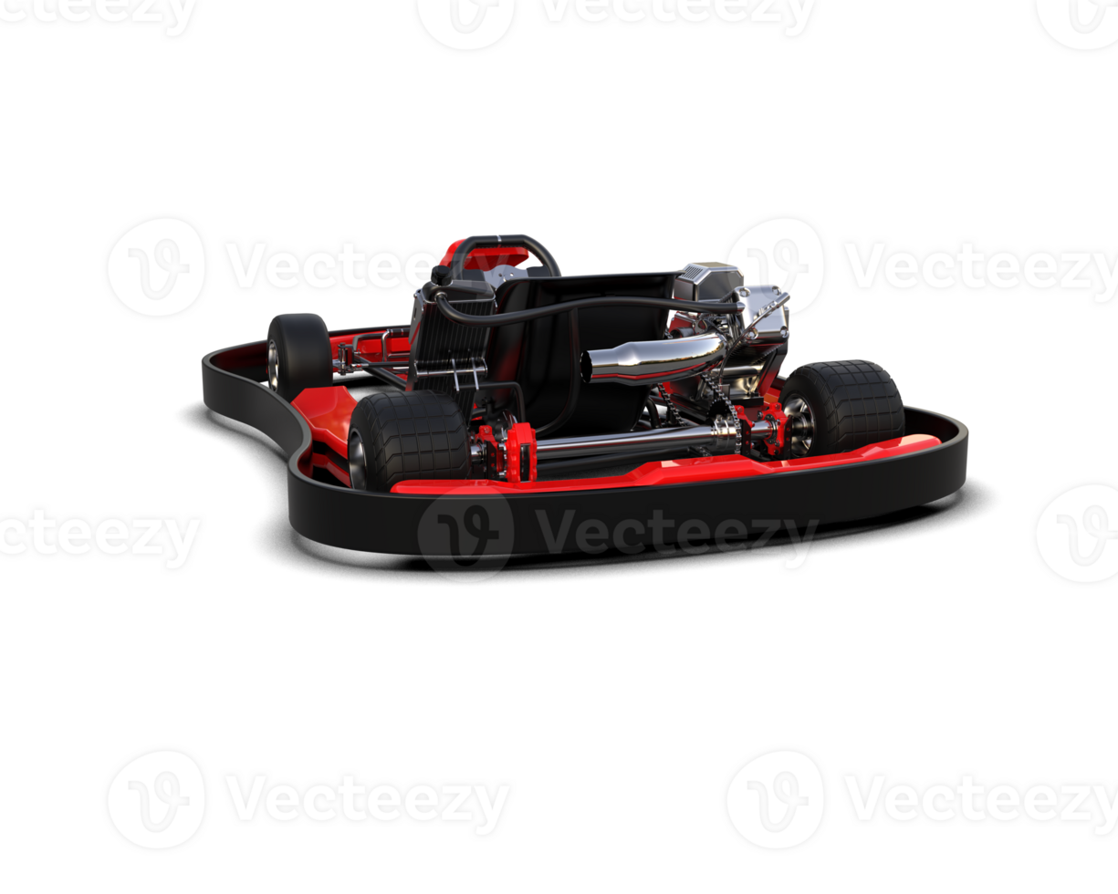 Realistic race car isolated on background. 3d rendering - illustration png