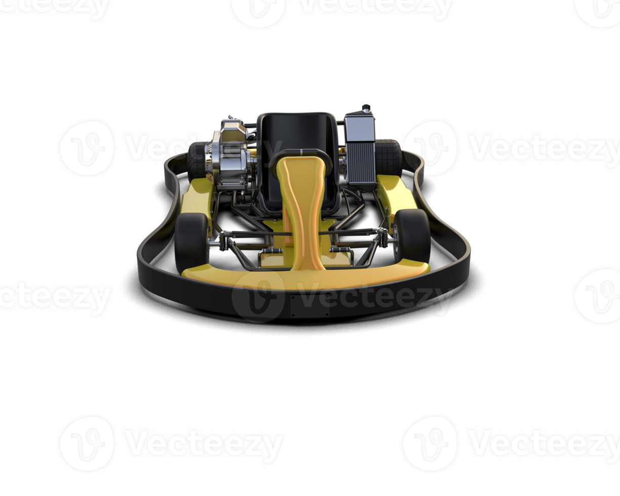 Realistic race car isolated on background. 3d rendering - illustration png