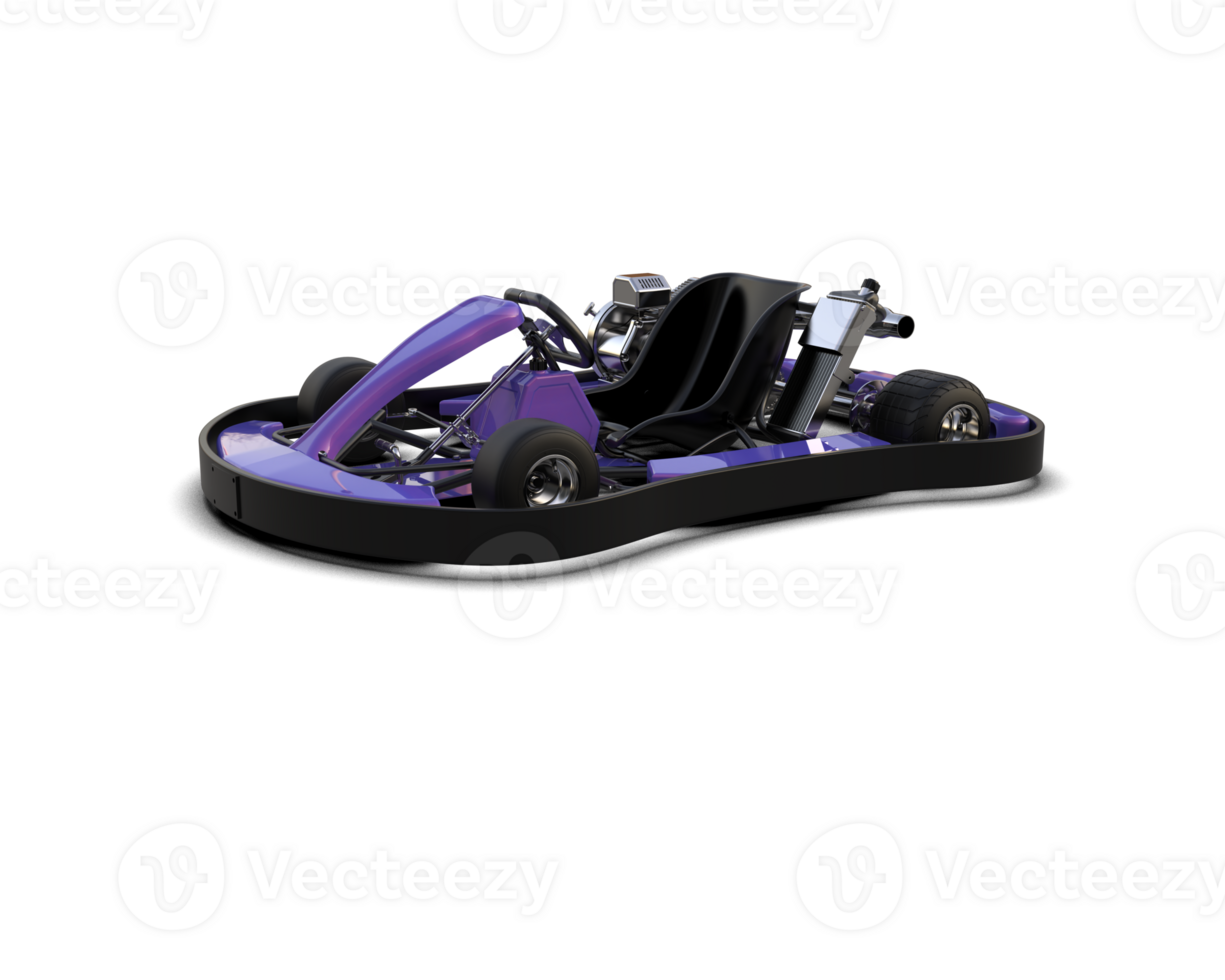 Realistic race car isolated on background. 3d rendering - illustration png