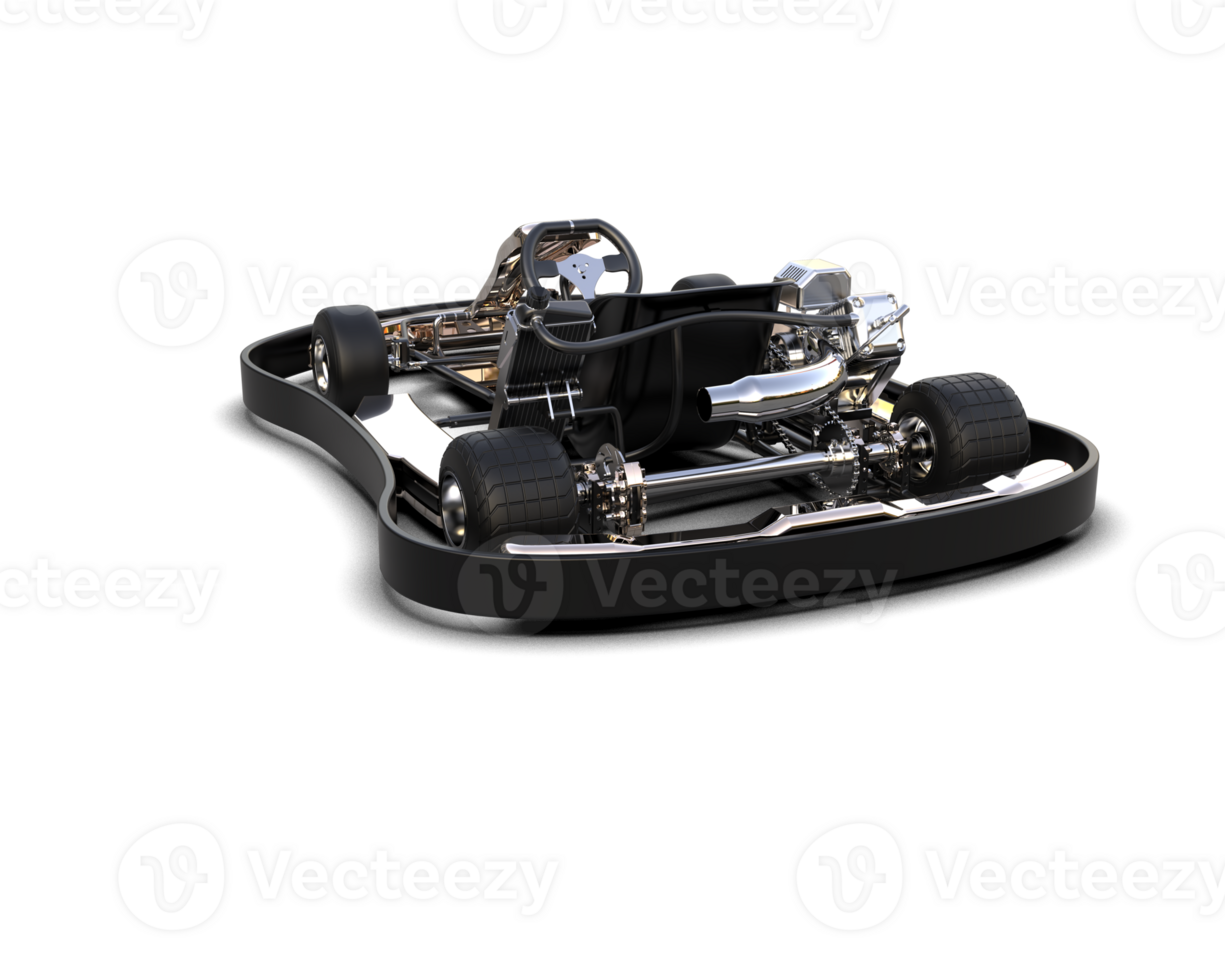 Realistic race car isolated on background. 3d rendering - illustration png