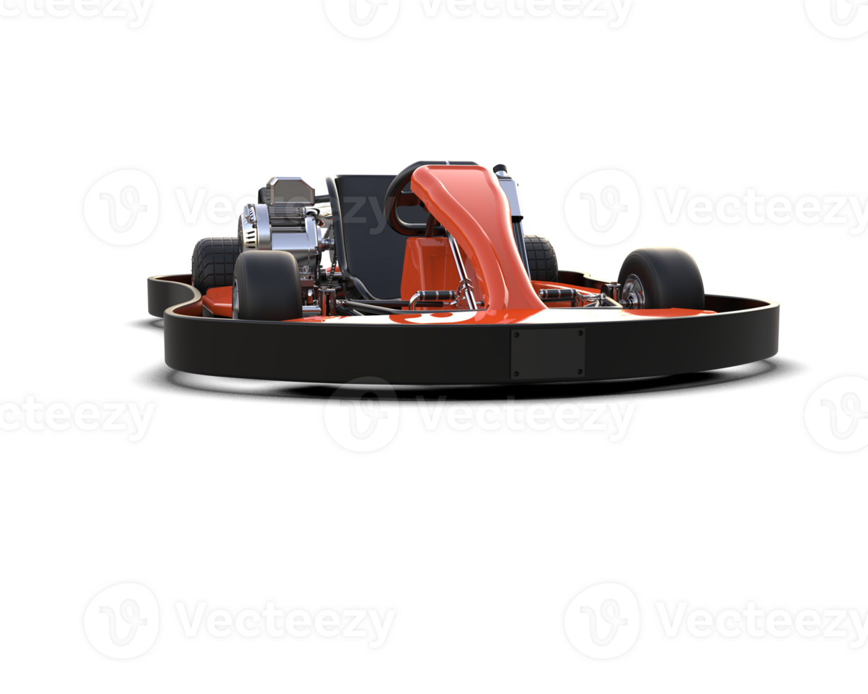 Realistic race car isolated on background. 3d rendering - illustration png