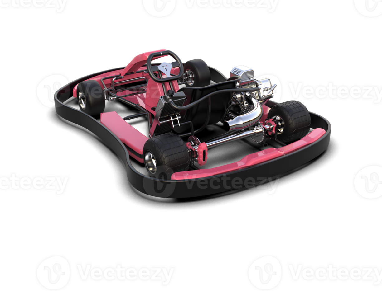 Realistic race car isolated on background. 3d rendering - illustration png
