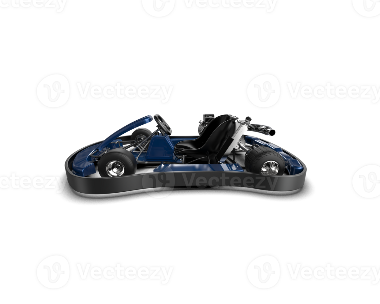 Realistic race car isolated on background. 3d rendering - illustration png