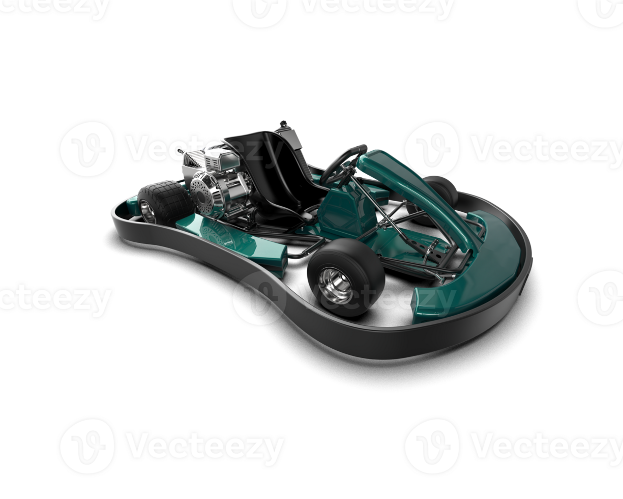 Realistic race car isolated on background. 3d rendering - illustration png