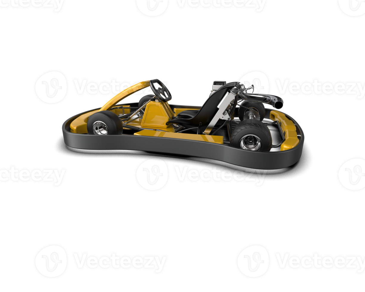 Realistic race car isolated on background. 3d rendering - illustration png