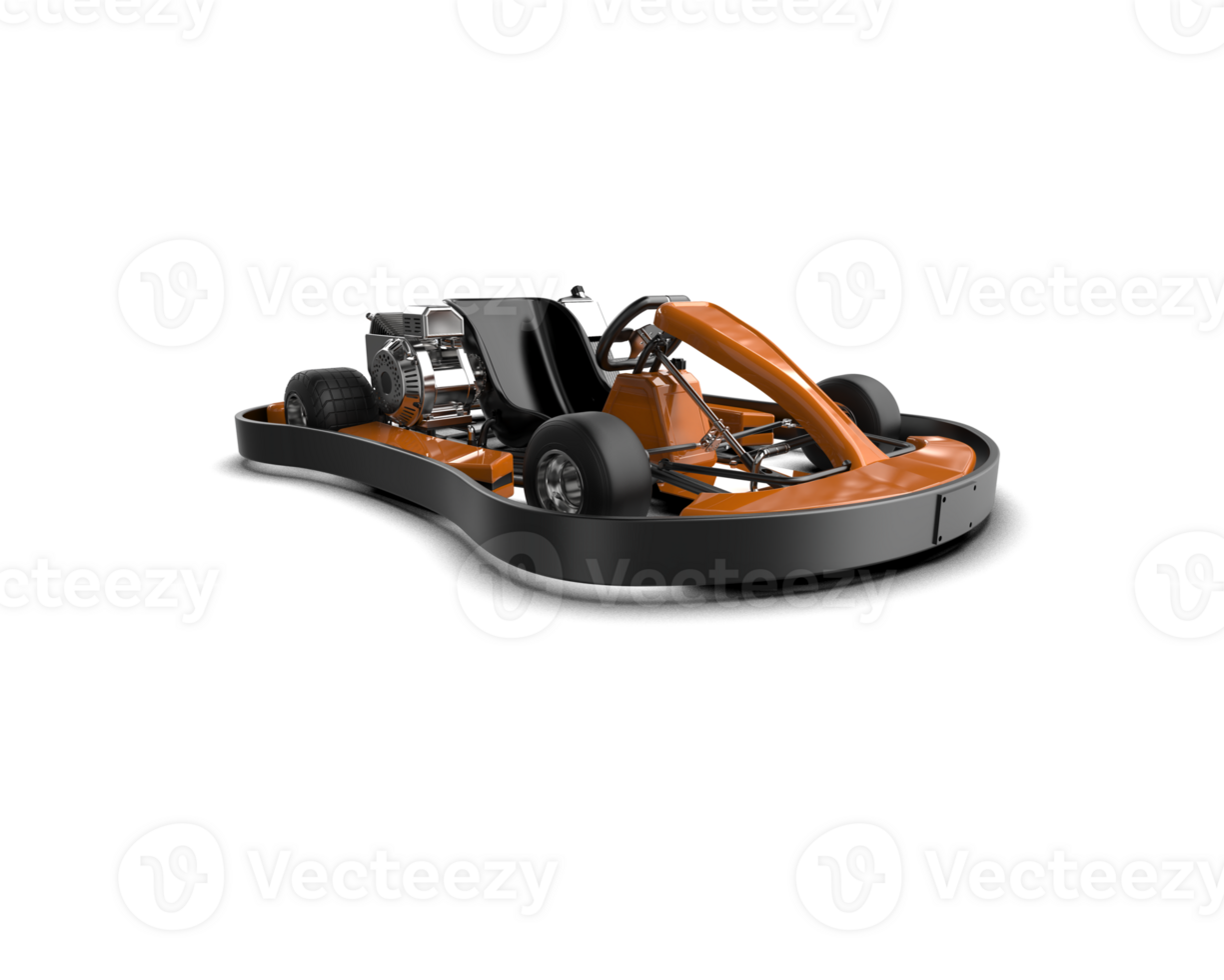 Realistic race car isolated on background. 3d rendering - illustration png
