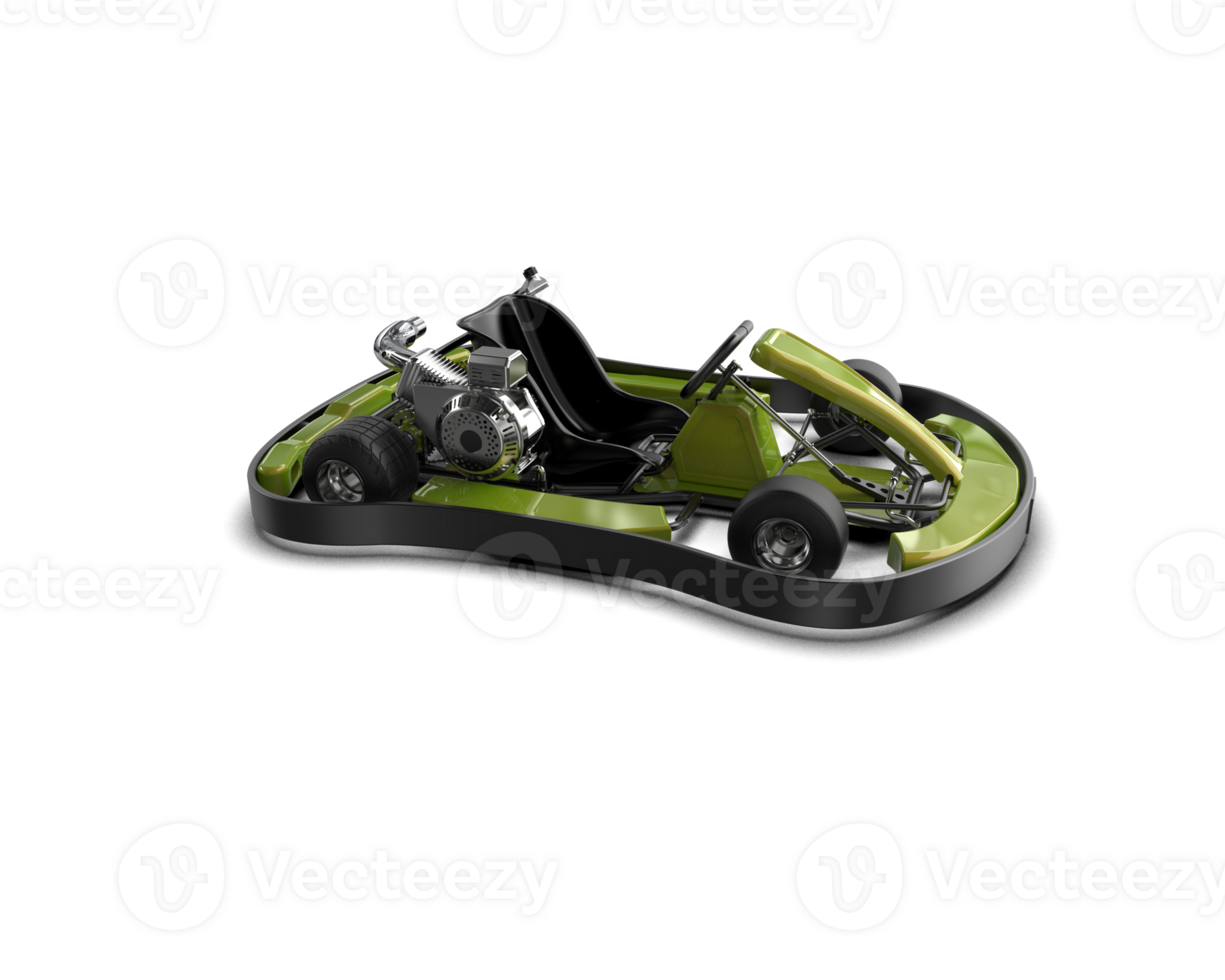 Realistic race car isolated on background. 3d rendering - illustration png