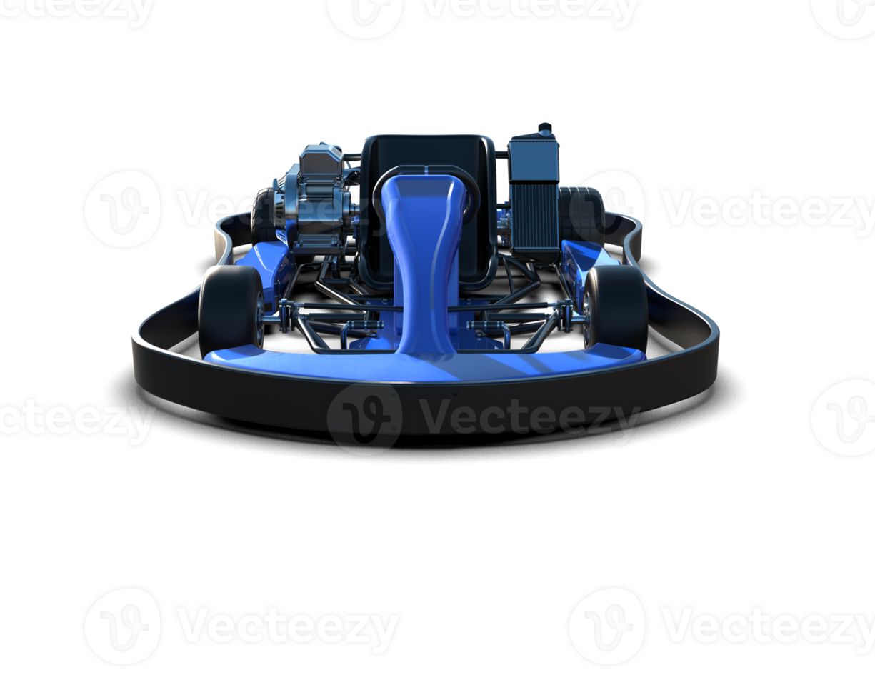 Realistic race car isolated on background. 3d rendering - illustration png