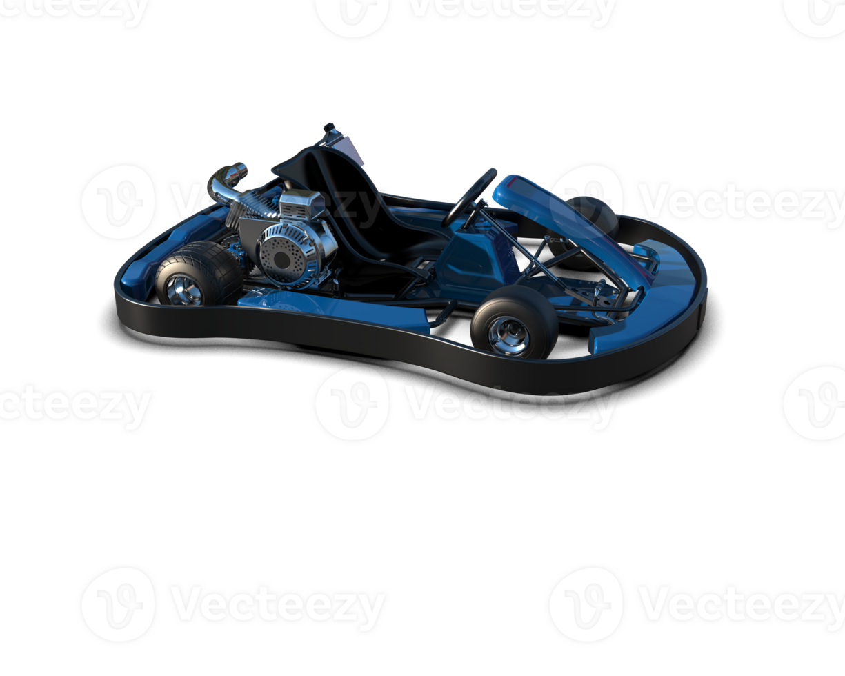 Realistic race car isolated on background. 3d rendering - illustration png