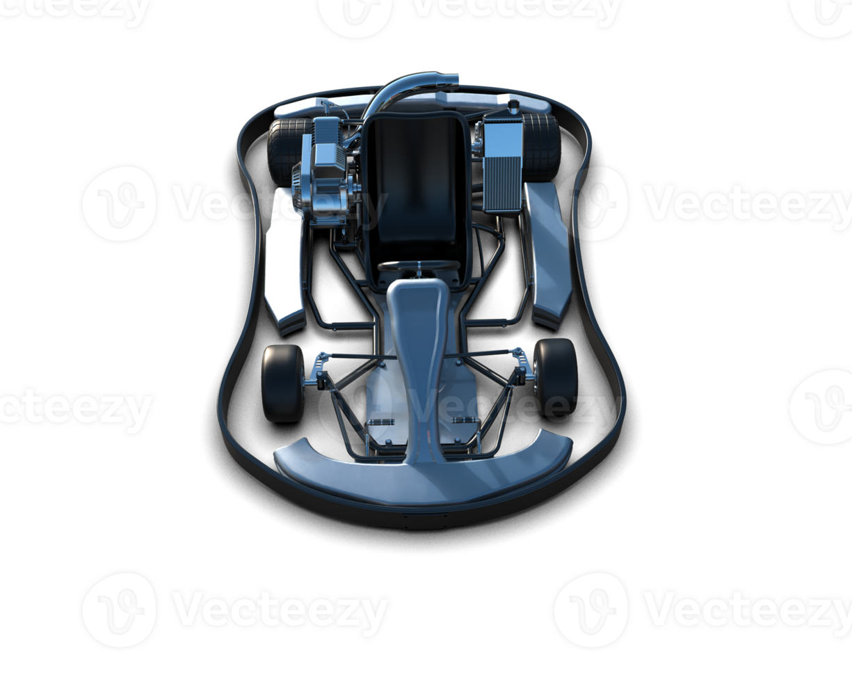Realistic race car isolated on background. 3d rendering - illustration png