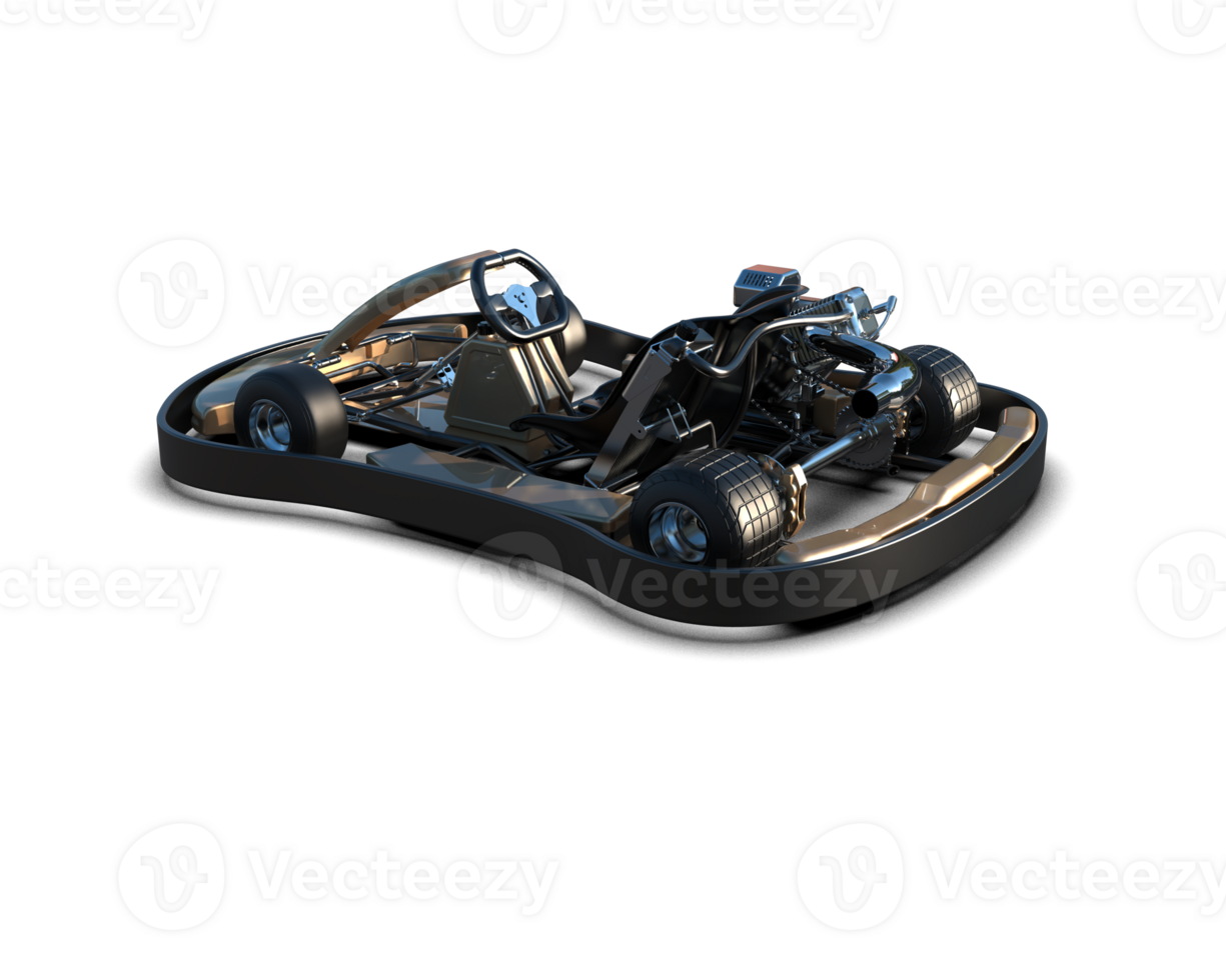 Realistic race car isolated on background. 3d rendering - illustration png